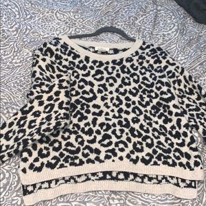 Cheetah Print Sweater
